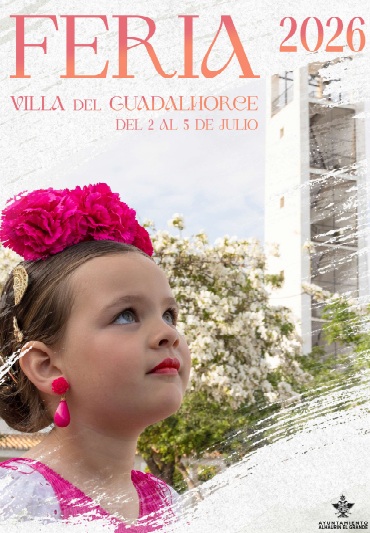 Cartel de la Feria de Villa del Guadalhorce 2026, del 2 al 5 de julio en Alhaurín el Grande