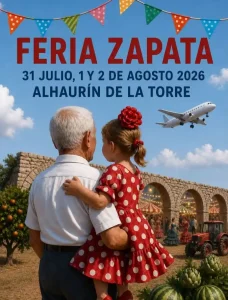 Cartel del Festival Gastronómico de la Feria de Zapata 2026 en Alhaurín de la Torre