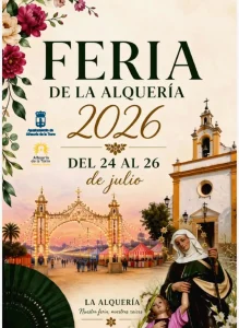 Cartel de la Feria de La Alquería 2026 en honor a Santa Ana, Alhaurín de la Torre