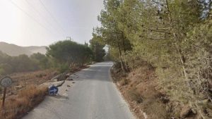Camino de acceso a las canteras en las laderas de la Sierra de Mijas, Alhaurín de la Torre