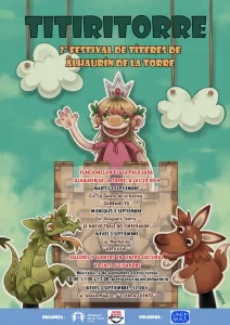 Cartel del II Festival Titiritorre en Alhaurín de la Torre, septiembre 2026
