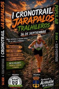 Cartel del I Cronotrail Jarapalos, Alhaurín de la Torre, 26 de septiembre de 2026