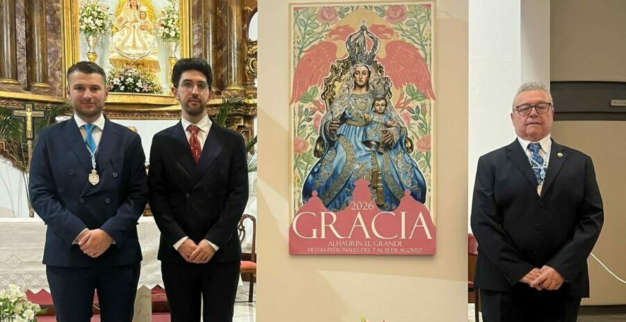 Cartel oficial de las Fiestas de la Virgen de Gracia 2026 en Alhaurín el Grande
