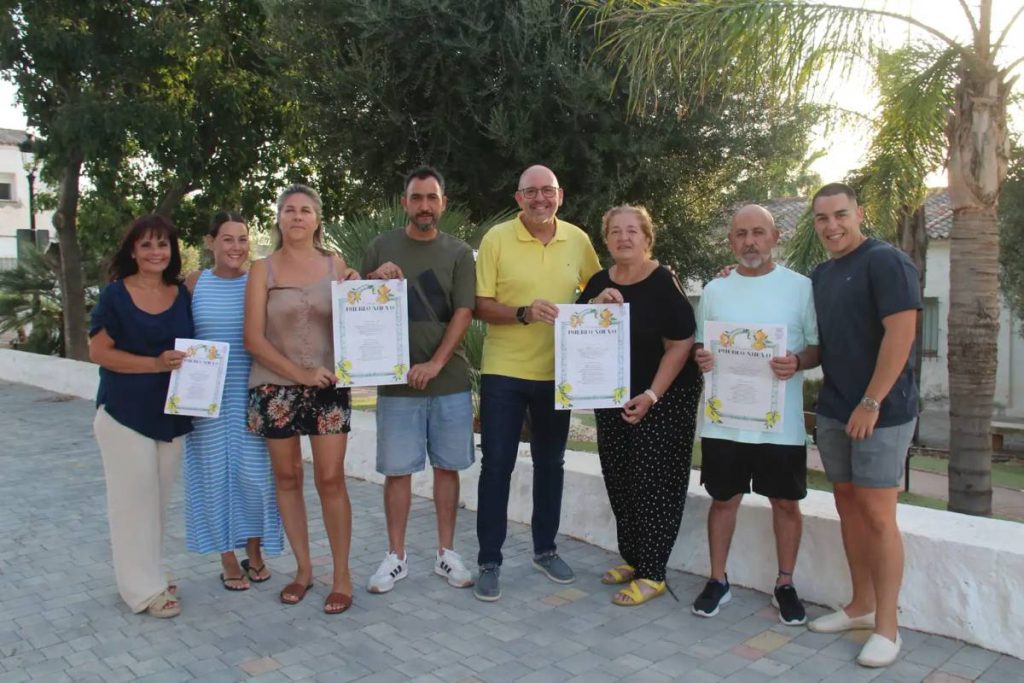 Presentación de la verbena de Pueblo Nuevo en la barriada de Ampliación de Cártama