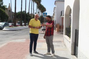 Obras de renovación de acerados en Cártama
