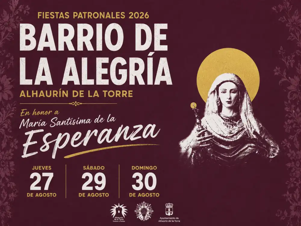 Fiestas del Barrio de la Alegría en honor a la Virgen de la Esperanza, Alhaurín de la Torre 2026