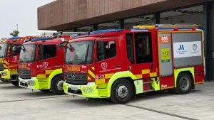 Vehículos del Consorcio Provincial de Bomberos de Málaga