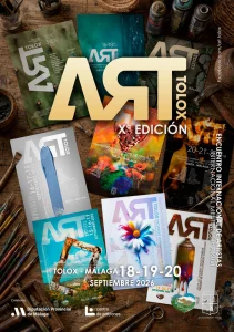 Cartel oficial de la X edición del Encuentro Internacional de Artistas Art Tolox 2026 en Tolox