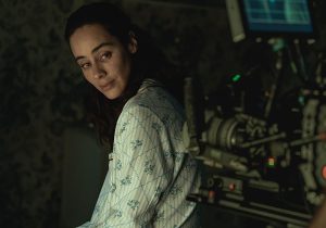 Esmeralda Pimentel durante el rodaje de 'Hada', primer largometraje del director alhaurino Tony Morales