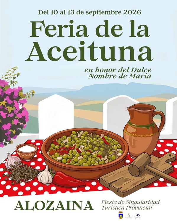Degustación de Aceituna Aloreña en la Feria de la Aceituna de Alozaina 2026
