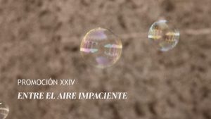 Cartel de la exposición 'Entre el aire impaciente' de la XXIV Promoción de la Fundación Antonio Gala en Alhaurín el Grande
