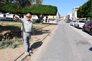 Obras de pluviales en la calle Cabo de Gata de Alhaurín de la Torre