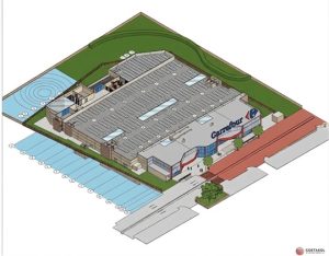 Recreación digital del proyecto del centro comercial con Carrefour en Alhaurín de la Torre