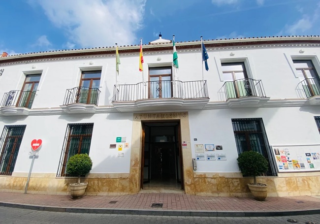 Fachada del Ayuntamiento de Cártama