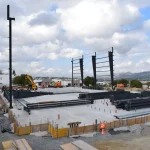 ¡El Pabellón ‘Alberto Díaz’ despega en Alhaurín de la Torre! La armazón metálica del futuro templo del baloncesto ya asoma al cielo de la comarca