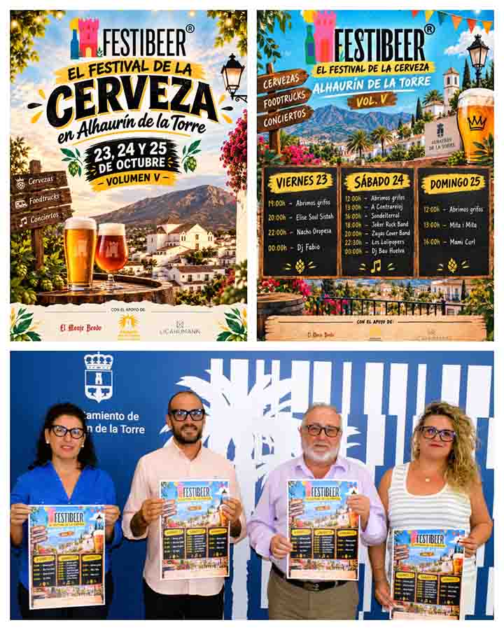 Cartel del Festibeer 2026 en el Recinto Ferial de Alhaurín de la Torre