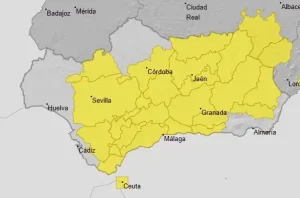 Efectos del temporal DANA Adam en Málaga, 19 de octubre de 2026