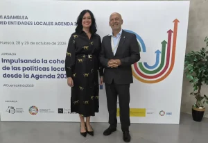 Concejal de Alhaurín de la Torre en el panel de la VI Asamblea de la Red de Entidades Locales de la Agenda 2030 en Huesca, 28 de octubre de 2026