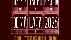 Gala de la Tauromaquia 2026 en el Teatro Cervantes de Málaga, con los premiados de la noche
