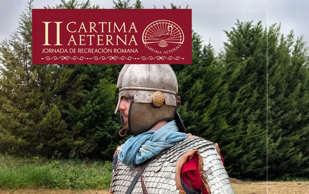 Cartel de la II Jornada de Recreación Romana Cartima Aeterna, 24 de octubre de 2026 en el Parque Santo Cristo de Cártama